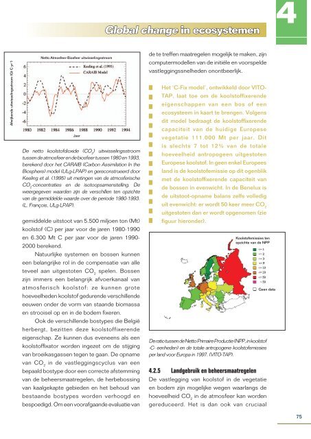 Belgisch global change onderzoek 1990-2002 - Federaal ...