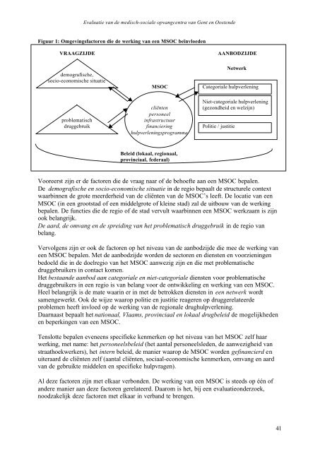 Deelrapport Gent – Oostende EVALUATIE VAN DE MEDISCH ...