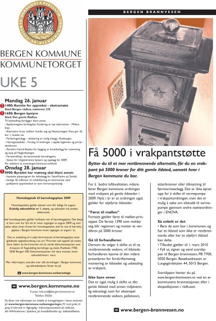 Kommunetorget 25. januar 2009 - Bergen kommune
