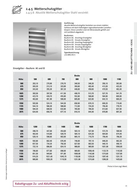 2.4 Zu- und Ablufttechnik, eckig