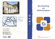 Prospekt (PDF) - Berufskolleg am Wilhelmsplatz