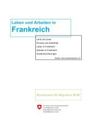 Leben und Arbeiten in Frankreich - Bundesamt für Migration - CH