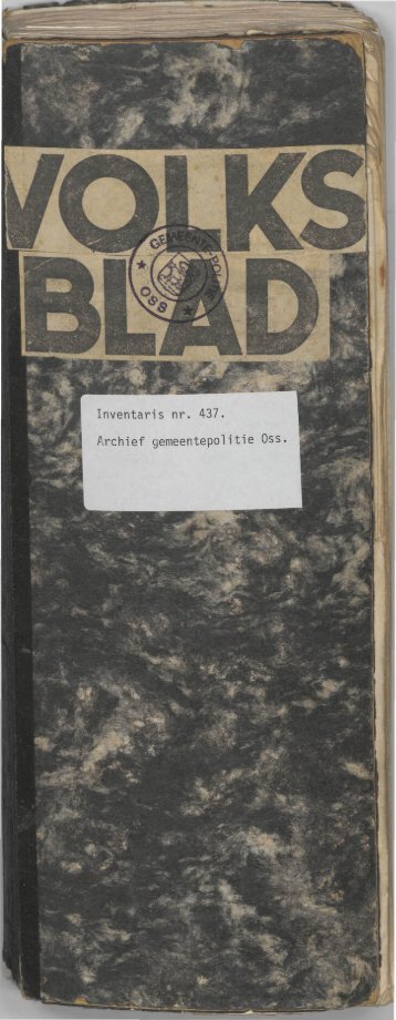 Volksblad 1 oktober 1938 – 20 september 1941