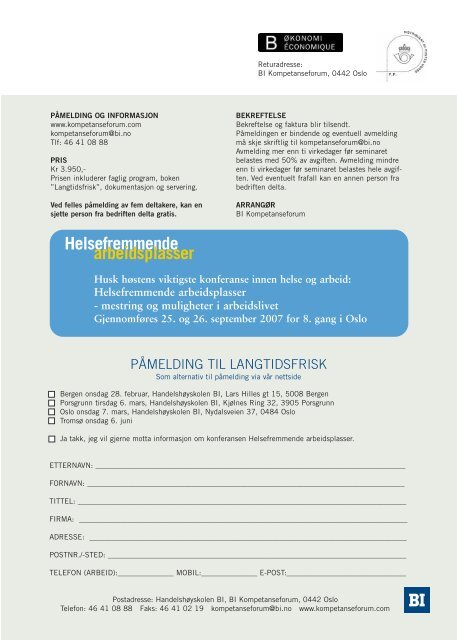 Last ned flyer - Handelshøyskolen BI