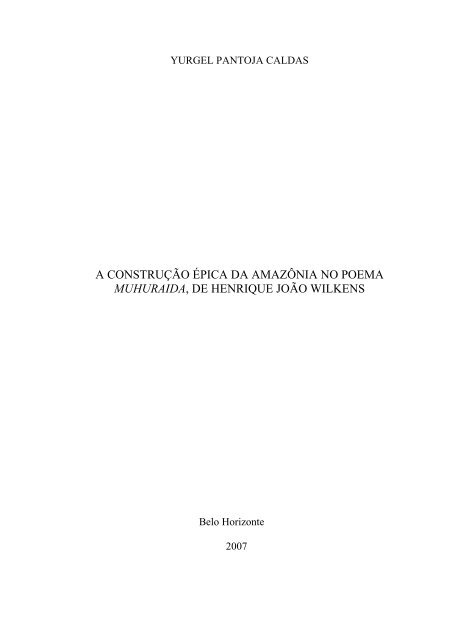 muhuraida - Biblioteca Digital de Teses e Dissertações da UFMG ...