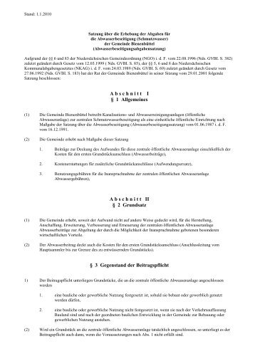 11 Abwasserbeseitigungsabgabensatzung.pdf - Gemeinde ...