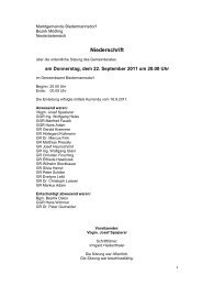 Protokoll der GR-Sitzung vom 22.09.2011 (83 KB ... - Biedermannsdorf
