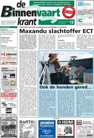 Maxandu slachtoffer ECT - De Binnenvaartkrant