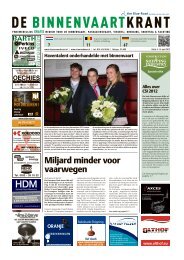 shipping industry - De Binnenvaartkrant