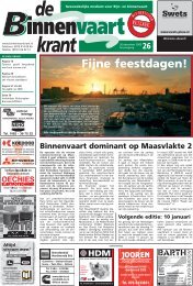 behouden vaart! - De Binnenvaartkrant