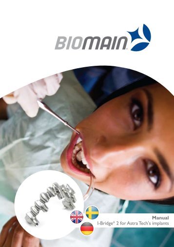 Manual I-Bridge® 2 for Astra Tech's implants - Biomain
