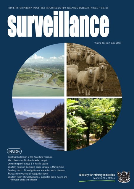 Volume 40, no. 2, June 2013 - Biosecurity New Zealand