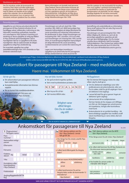 Swedish - Biosecurity New Zealand