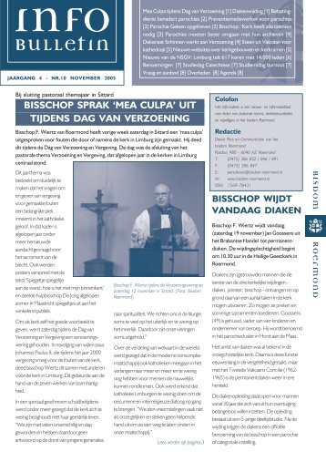 nummer 10 - 2005.pmd - Bisdom Roermond