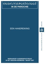 Download hier de nota Ouderenbeleid - Bisdom Roermond