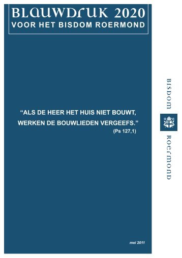 kaft blauwdruk 2020.indd - Bisdom Roermond