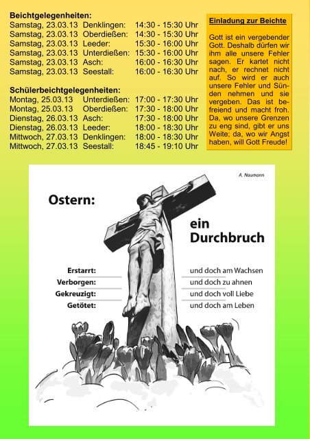 2013_Ostern 2013 klein - Bistum Augsburg