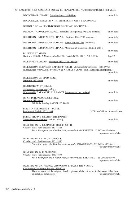 Table of contents - Blackpool Council