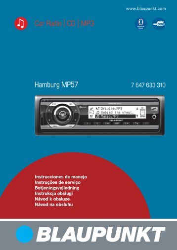 Hamburg MP57 Car Radio CD MP3 - Blaupunkt