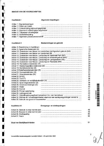 Voorschriften - Gemeente Bloemendaal