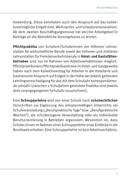 Broschüre Praktikant/innen - Bundesministerium für Arbeit, Soziales ...