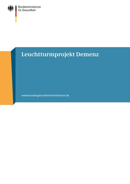 Leuchtturmprojekt Demenz - Bundesministerium für Gesundheit ...