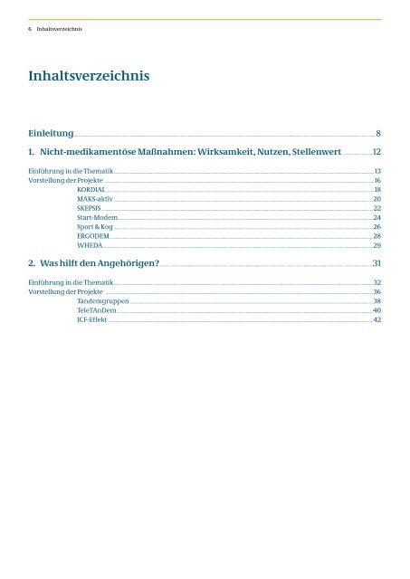 Leuchtturmprojekt Demenz - Bundesministerium für Gesundheit ...