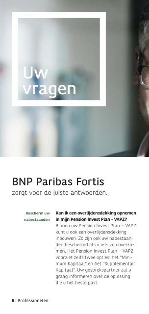 Pension Invest Plan - VAPZ brochure (pdf) - BNP Paribas Fortis