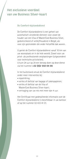 Brochure Visa and MasterCard Business - BNP Paribas Fortis