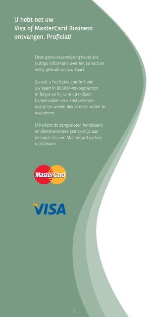 Brochure Visa and MasterCard Business - BNP Paribas Fortis