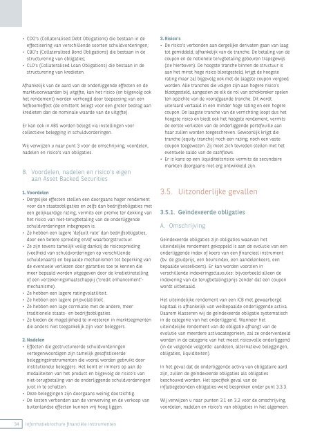 Informatiebrochure financiële instrumenten - BNP Paribas Fortis