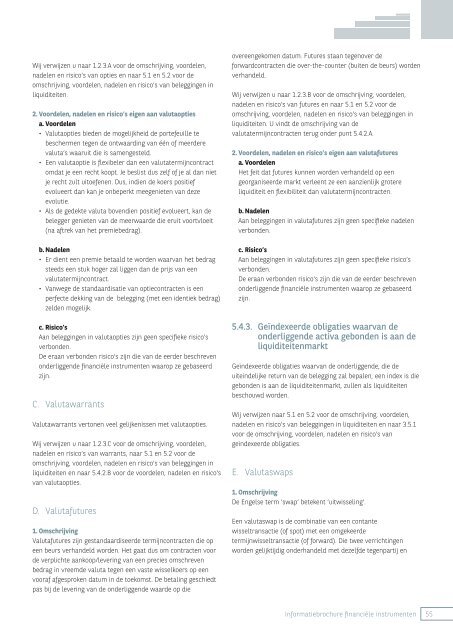 Informatiebrochure financiële instrumenten - BNP Paribas Fortis