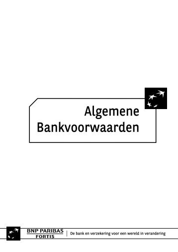 Algemene voorwaarden - BNP Paribas Fortis