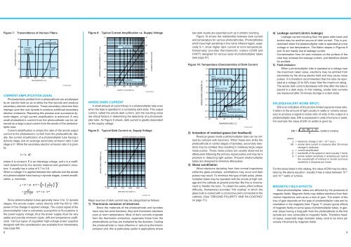 Photomultiplier Tubes