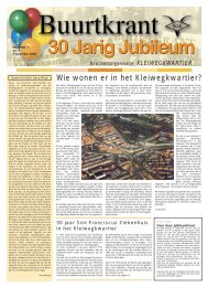 Buurtkrant September 2005 - Bewonersorganisatie Kleiwegkwartier