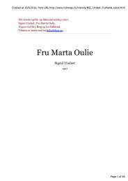 Fru Marta Oulie. Utgave ved Gry Berg og Liv Bliksrud. - Bokselskap.no