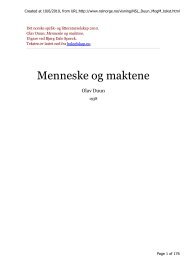 Det norske språk- og litteraturselskap 2010. Olav ... - Bokselskap.no