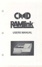 CMD RAMLINK Users Guide - Bombjack.org