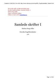 Samlede skrifter. I. Siælens Sang-Offer. Utgave ved ... - Bokselskap.no