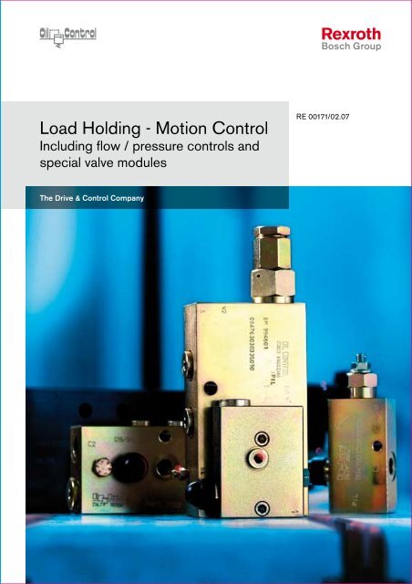 Load Holding - Motion Control - Bosch Rexroth