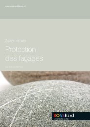 Protection des façades - BOSShard Farben