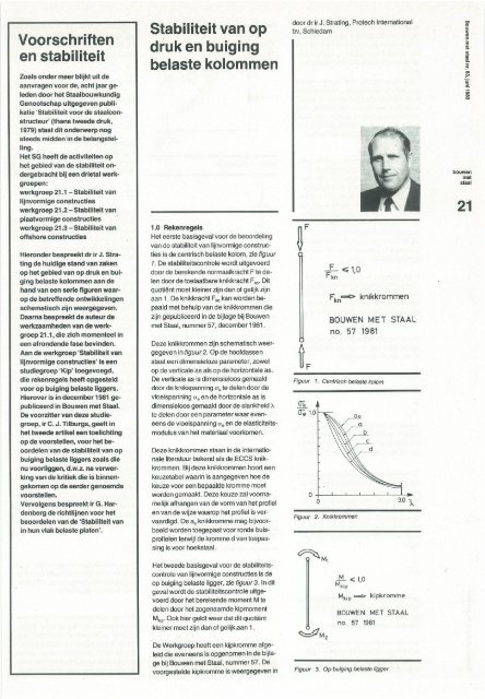 Stabiliteit van op druk en buiging belaste ... - Bouwen met Staal
