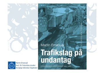 Frusen ideologi – cykelplanering ur ett historiskt perspektiv - Boverket