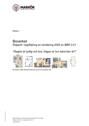 Bilaga 2: Rapport (kvalitativ undersökning) - Boverket