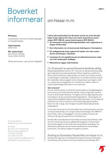 Boverket informerar 2003_1