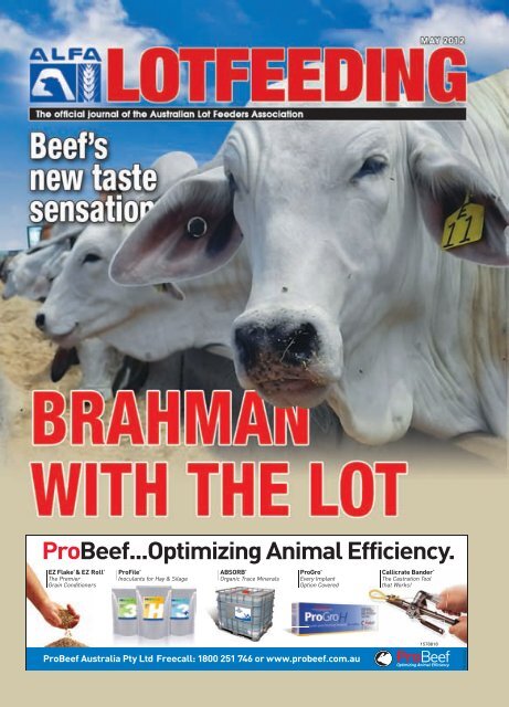 Lot Feeding Journal - Australian Brahman Breeders Association