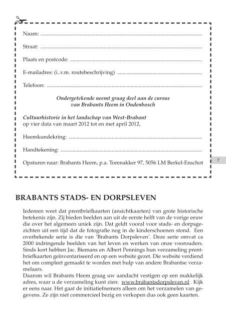 De Koerier, is hier te downloaden - Brabants Heem