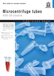 Microcentrifuge tubes - Brand