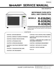 SERVICE MANUAL R-939(BK) R-939(IN) R-939(W) - SEM Boutique