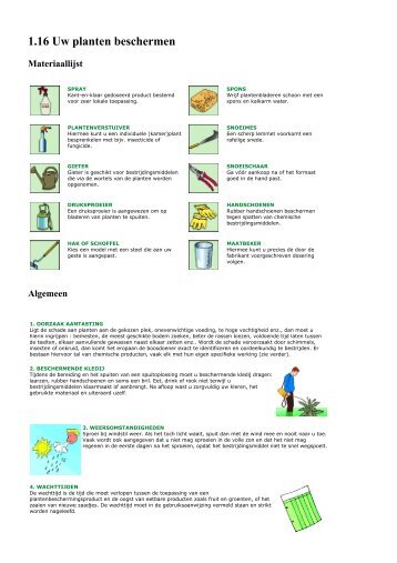 1.16 Uw planten beschermen - Brico